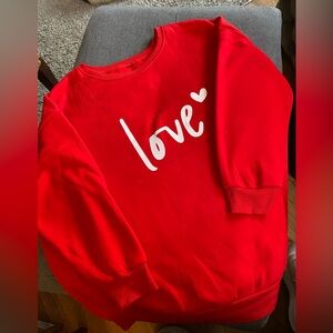 Red Love Sweatshirt